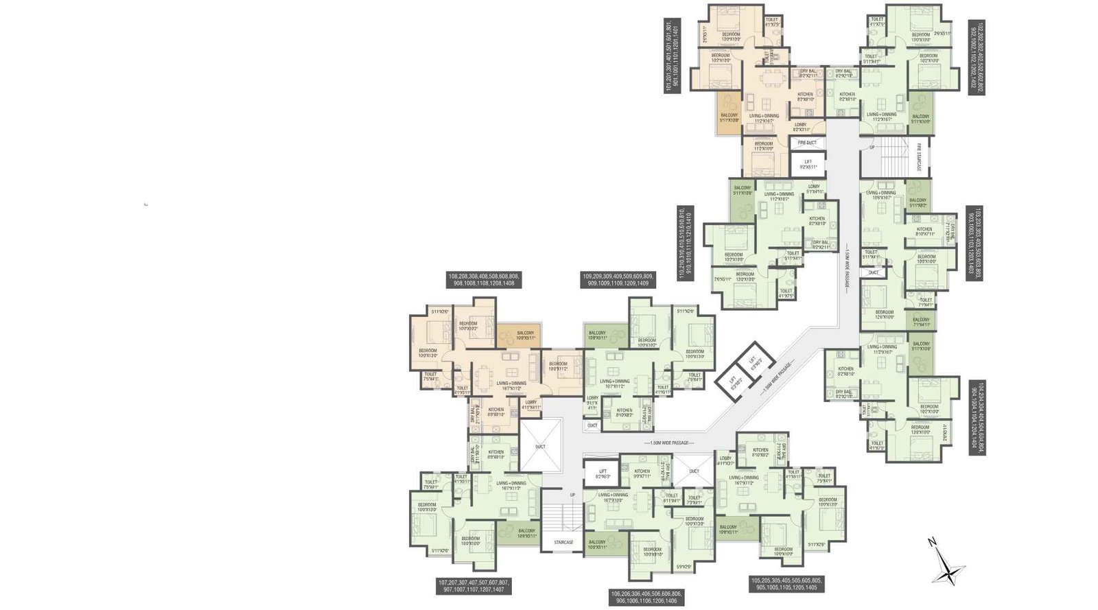 Primal-Saundaryam-Typical-Floor-Plan